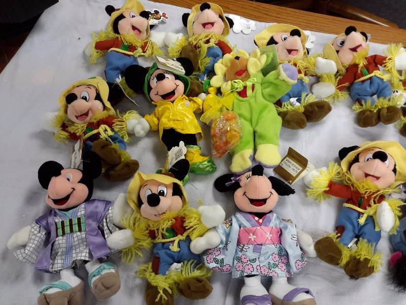 Misc. Disney Bean Bag, Plush Toys as pictured. See last picture of the group for description