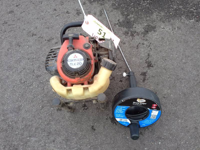 lot 51 image: Mitsubishi Motor & Drum Auger
