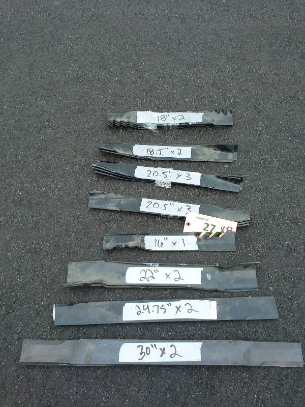 lot 27 image: (8) Sets of Lawn Mowing Blades