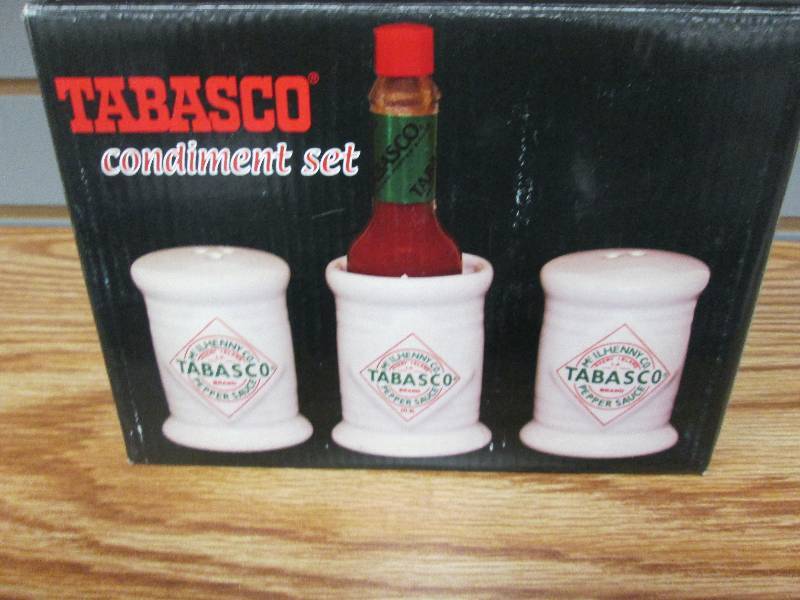 Tabasco condiment set...