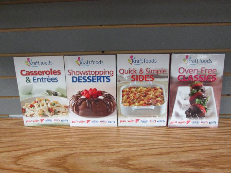 Lot of 4 Kraft Foods cookbooks...