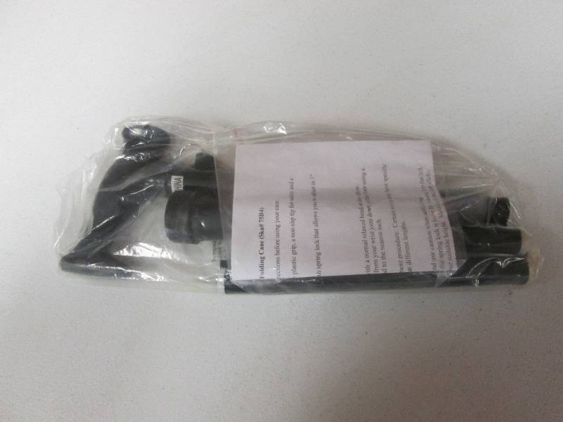 Black Adjustable Foldable Cane...