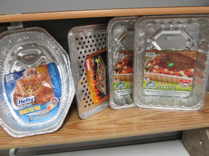 Assorted foil products, roast & gri...