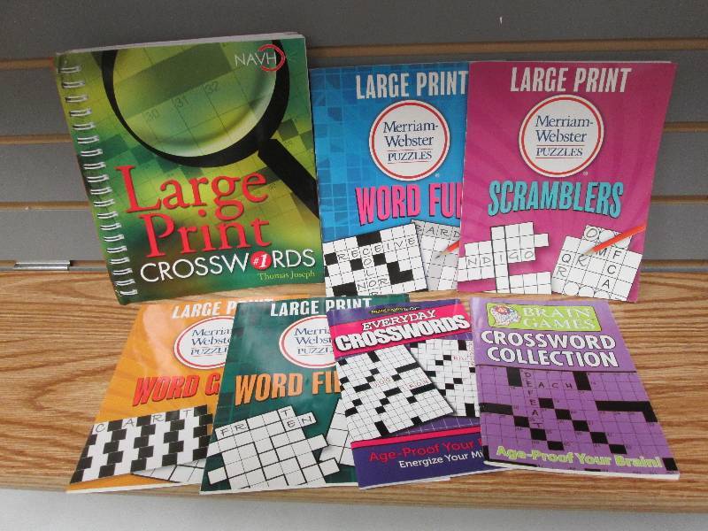 Lot of 7 crossword & assorted word ...