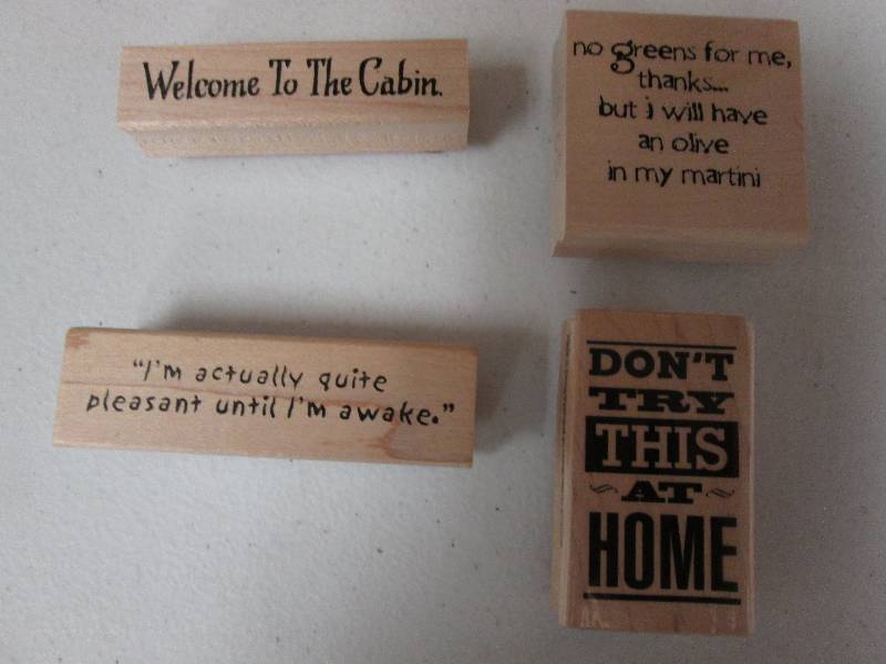 Card making stamps Lot of 4...