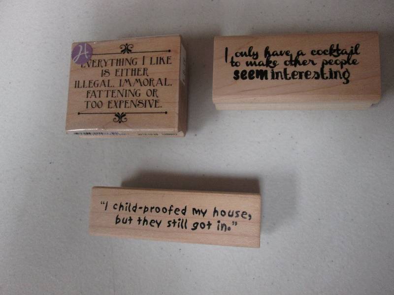 Card making stamps Lot of 3...
