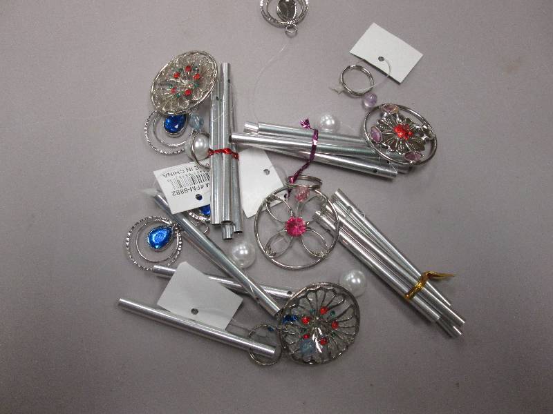Lot of 4 mini assorted windchimes...