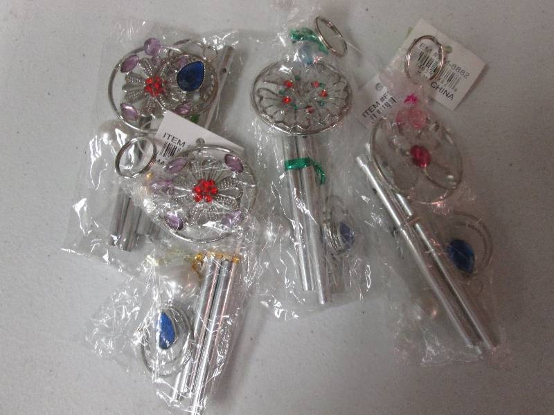 Lot of 4 mini assorted windchimes...