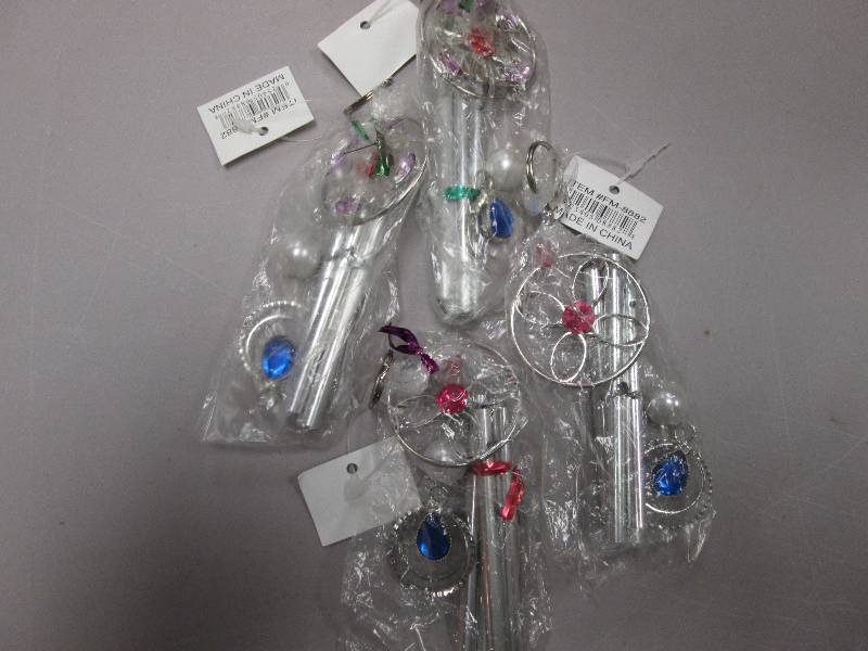 Lot of 4 mini assorted windchimes...