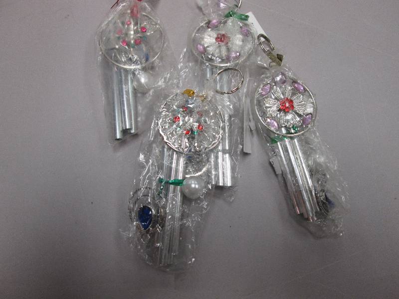 Lot of 4 mini assorted windchimes...