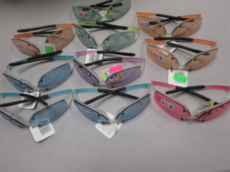 Lot of 10 kids sun glasses...