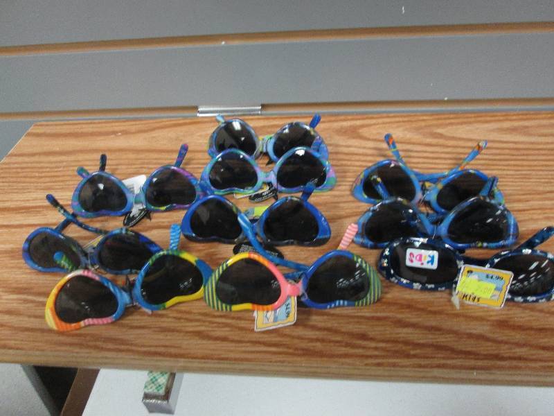 Lot of 10 kids sun glasses...