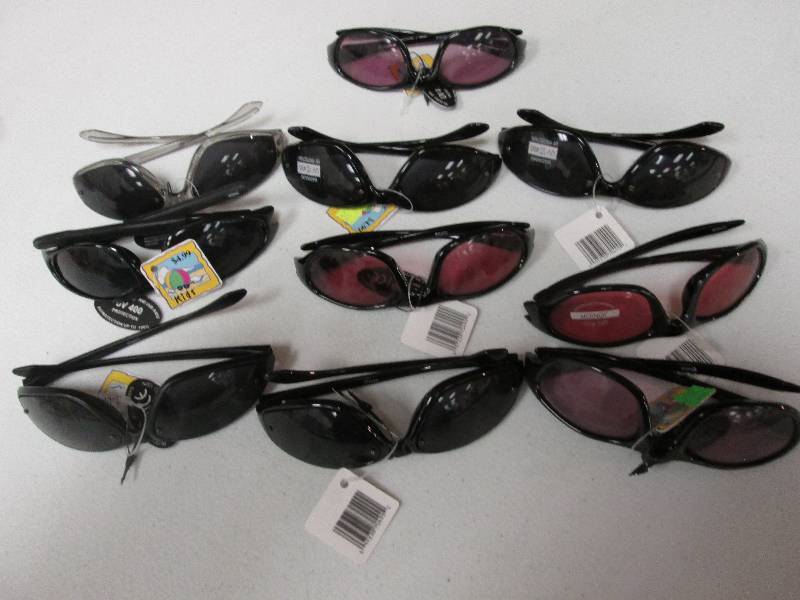 Lot of 10 kids sun glasses...