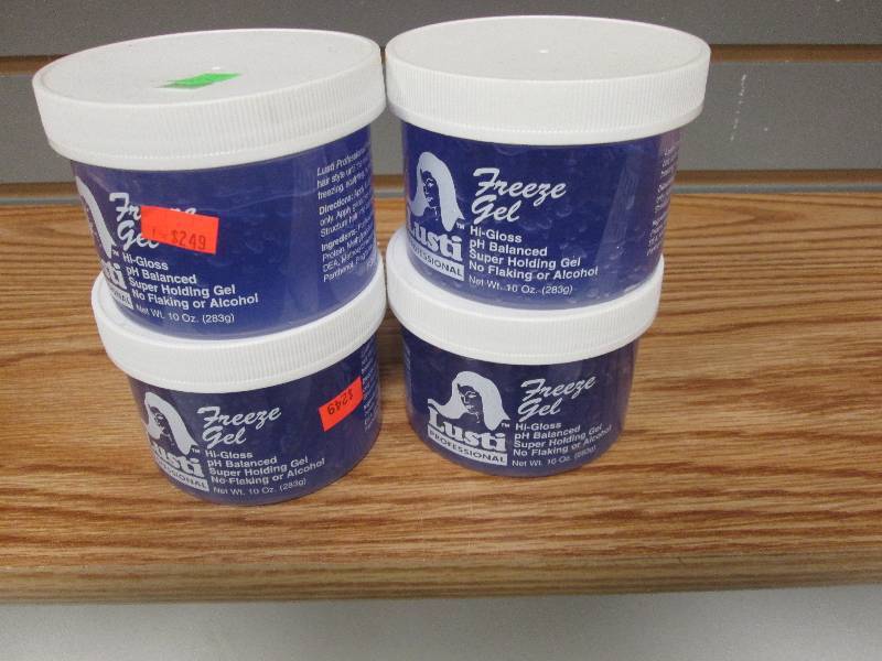 Lot of 4 Lusti Freeze Hair Gel 10 o...