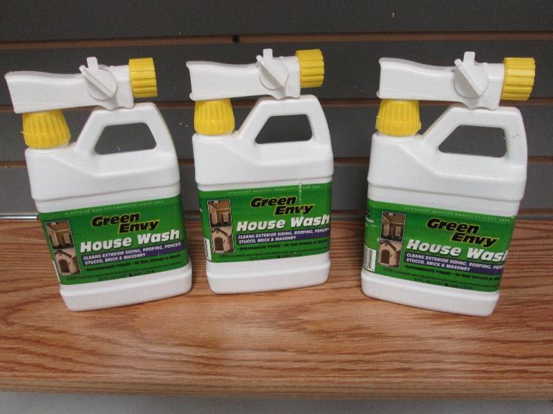 Lot of 3 Green Envy House Wash...