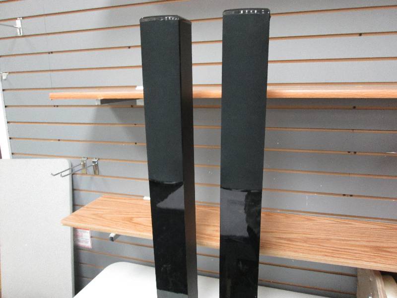 Two 37 inch surround sound speakers...