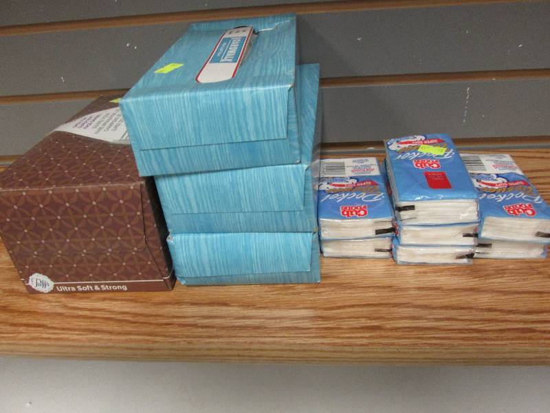 Multisize packs of tissue...