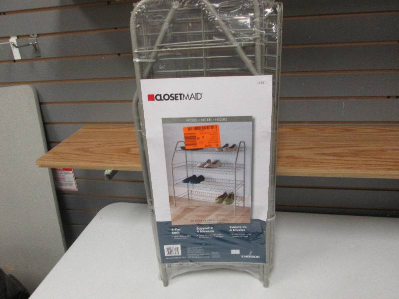 Closet Maid 4 tier shoe rack 28x 25...