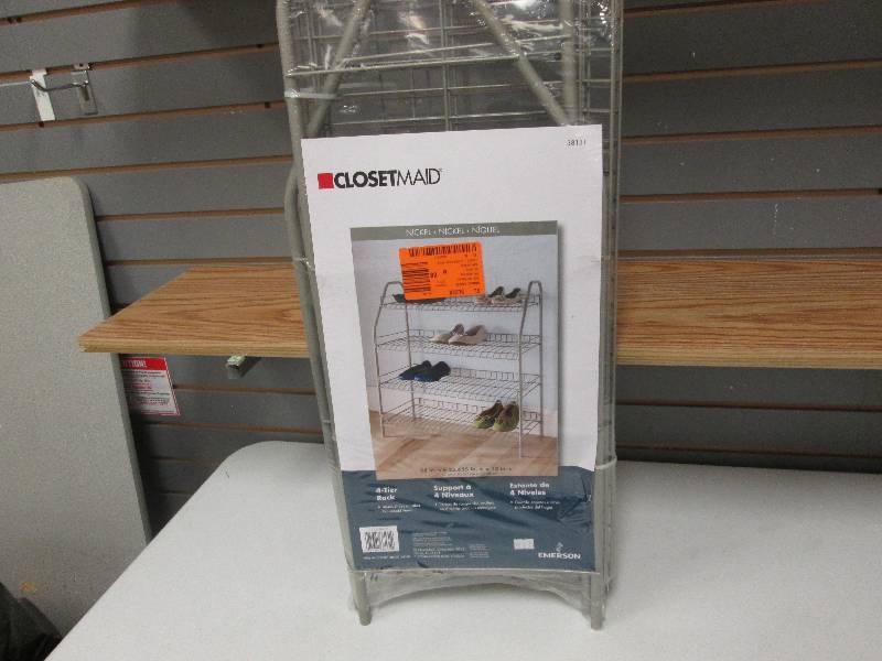 Closet Maid 4 tier shoe rack 28x 25...