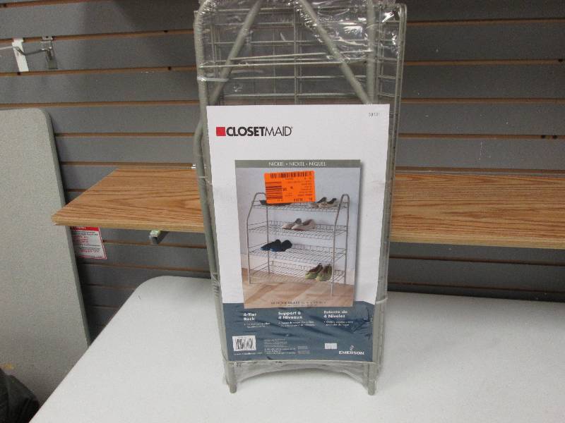 Closet Maid 4 tier shoe rack 28x 25...