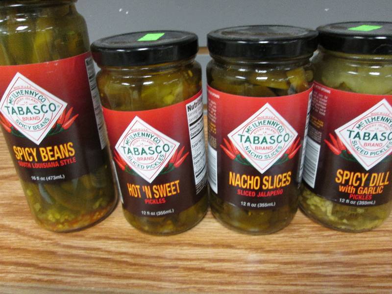 Lot of 4 assorted Tabasco products ...