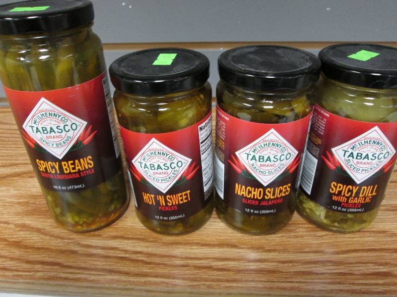 Lot of 4 assorted Tabasco products ...