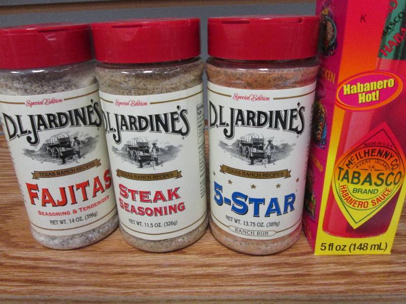 Lot of 4 assorted Tabasco D.L Jard...
