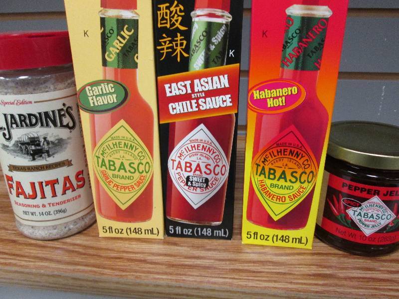 Lot of 5 assorted Tabasco D.L Jard...