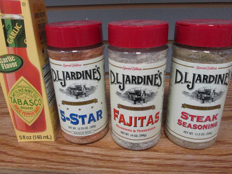 Lot of 4 assorted Tabasco D.L Jard...