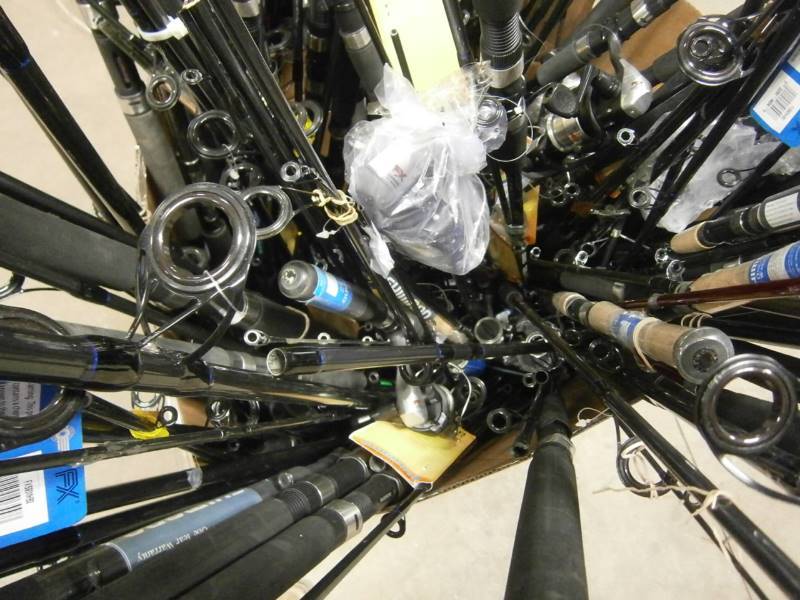 lot 80 image: Fishing Rods & Reels