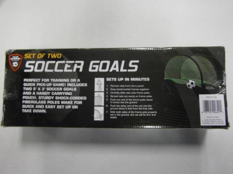 lot 49 image: Soccer Goals