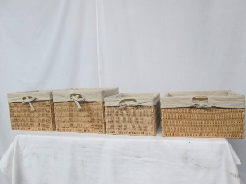 4 Wicker Baskets