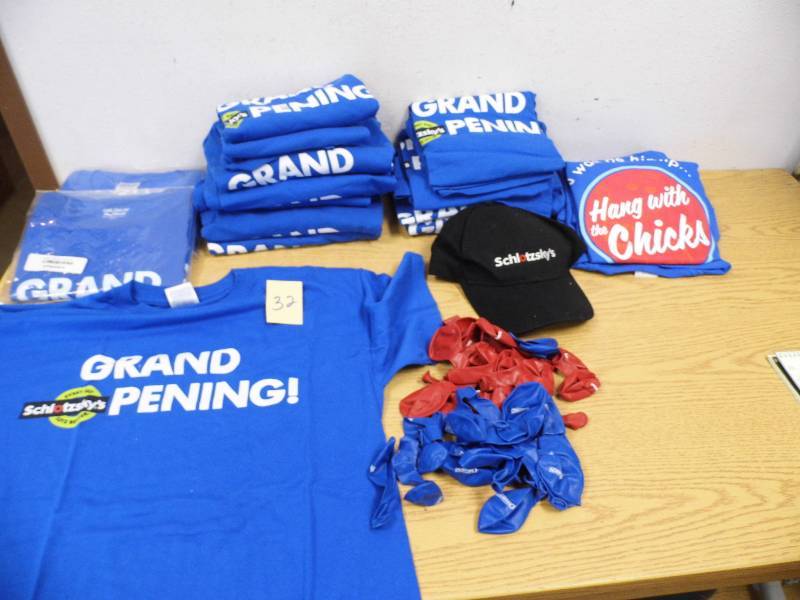 Assorted T-Shirts, Hat and Balloons