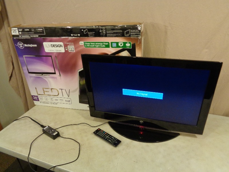 lot 10 image: 26 LED TV by Westinghouse