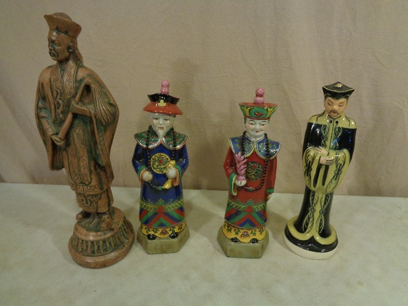 lot 78 image: 4 Asian Inspired Statues