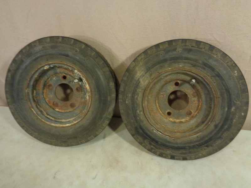 lot 85 image: Pair of Trailer Wheels and Tires