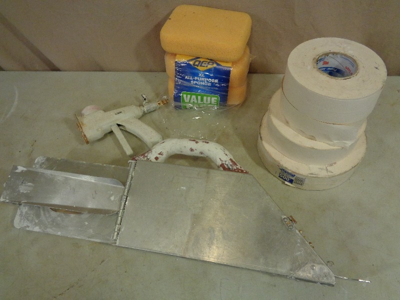 lot 88 image: Drywall Tape Gun, Tape, and More