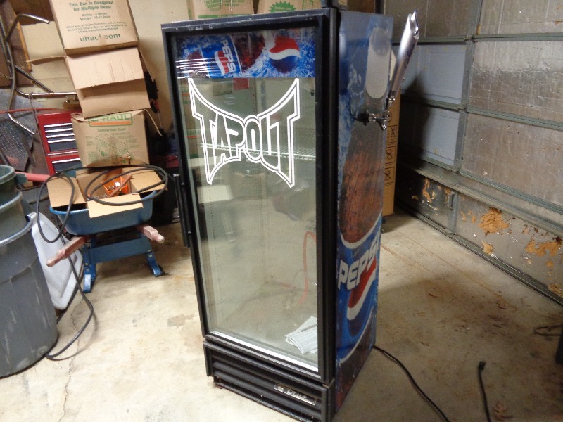 lot 2 image: True Pepsi Cooler  Kegerator