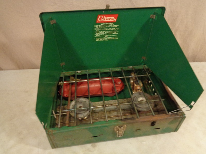lot 120 image: Coleman Liquid Fuel Camp Stove