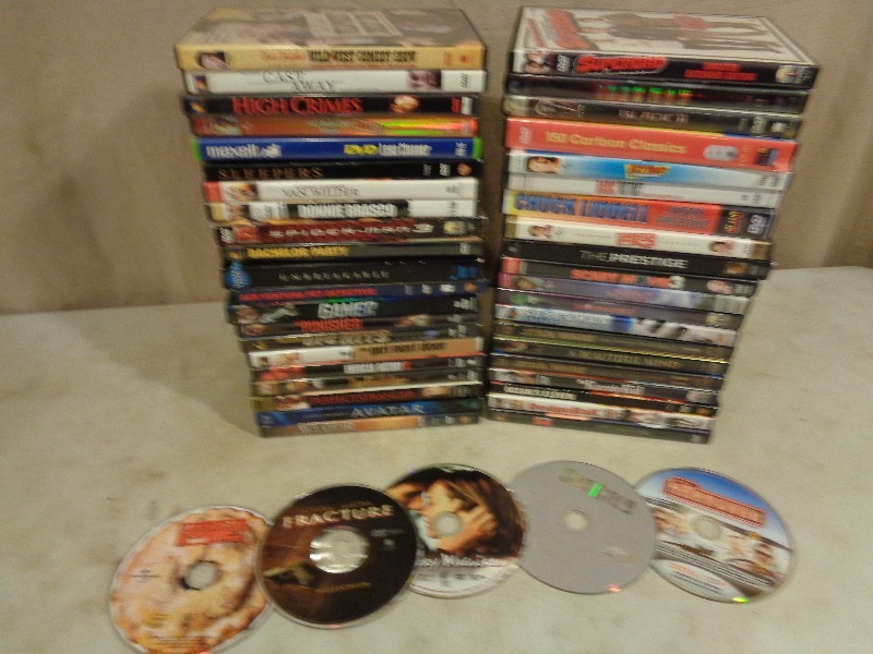 lot 123 image: Over 40 DVDs