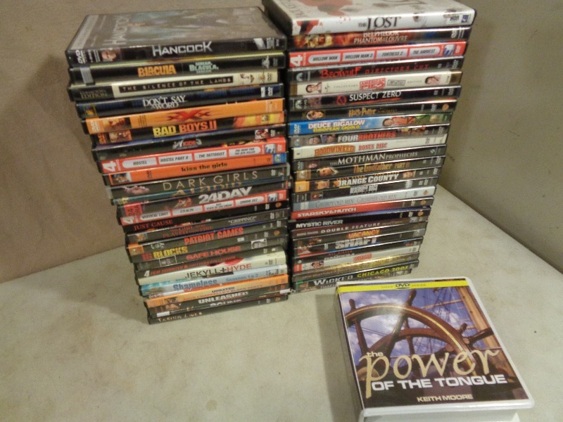 lot 129 image: Over 50 DVDs