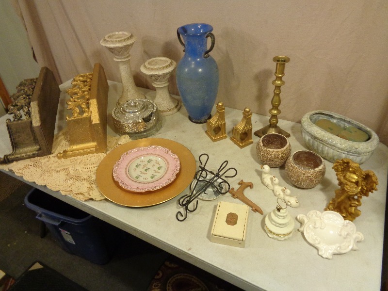 lot 204 image: Vases, Decor, and More