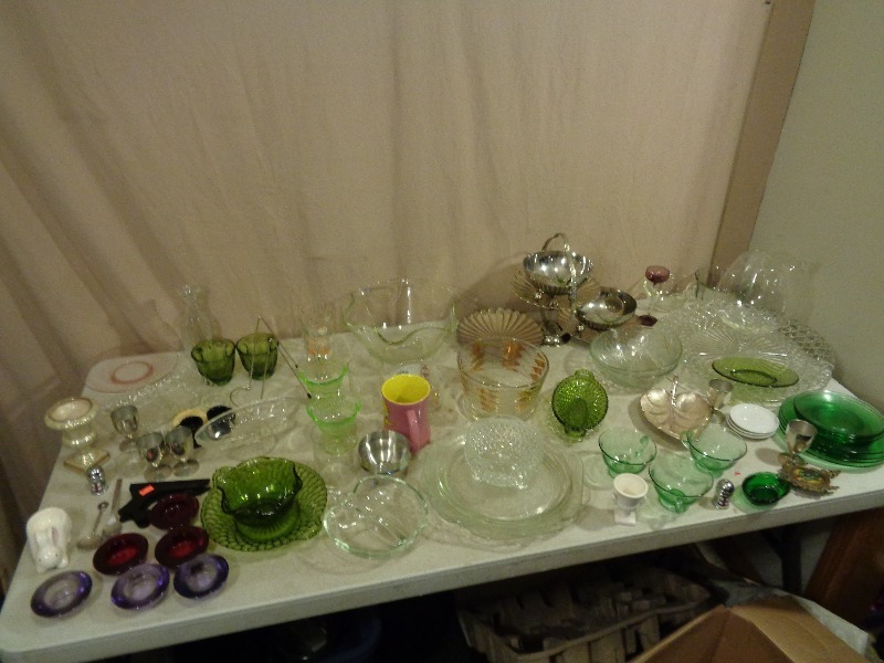 lot 216 image: Crystal, Platters, Dishes, and More