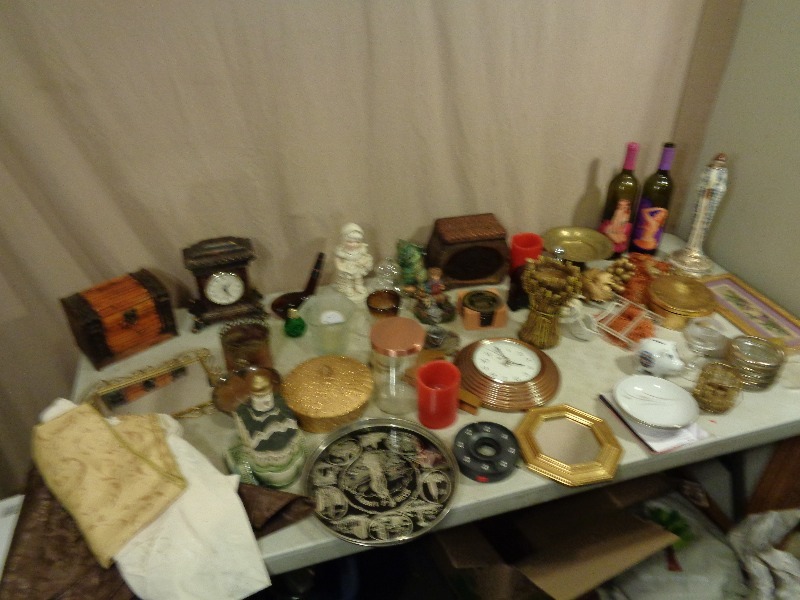 lot 218 image: Clock, Decor, and More
