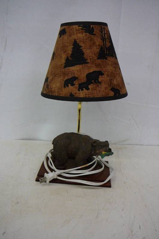 Table Lamp with Bear