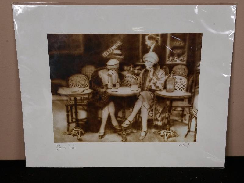 lot 95 image: Signed Paris 26 Matted Print