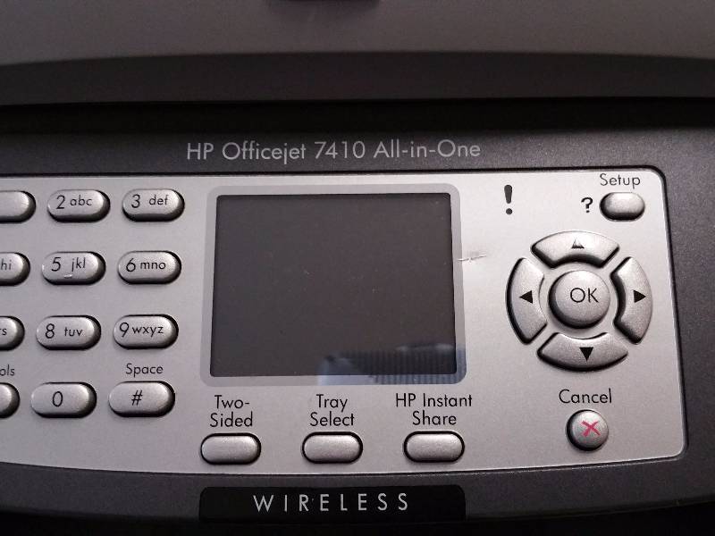 lot 101 image: HP Officejet 7410 All-in-One Wireless Printer  Copier  Fax machine