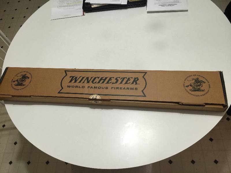 lot 1 image: Winchester 94 Golden Spike Commemorative 30-30 Rifle