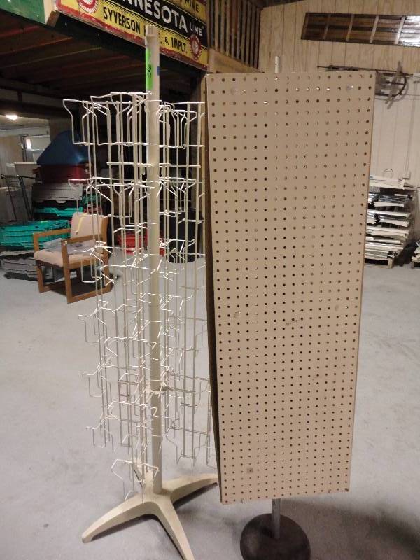 Pegboard and Greeting Card Holder