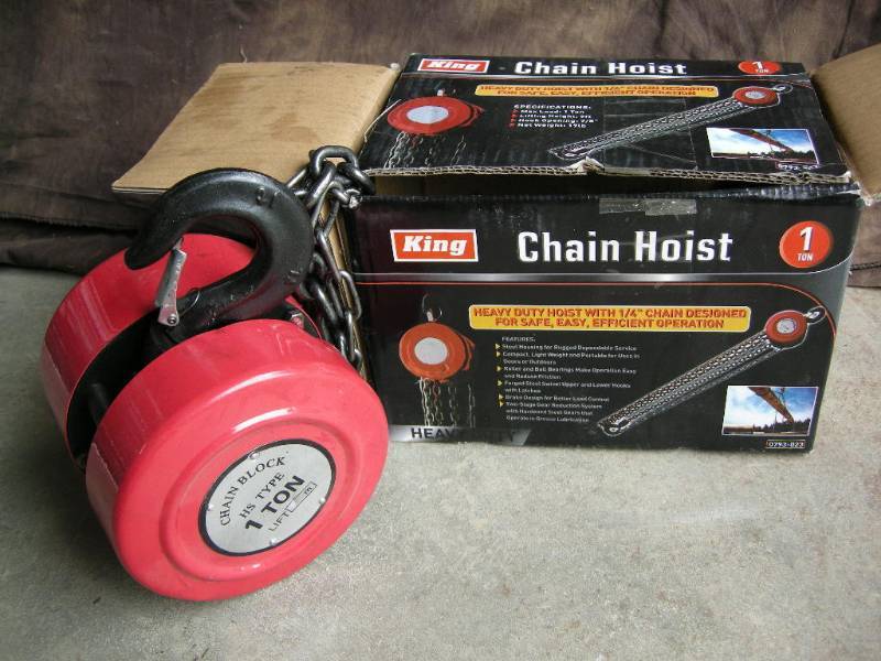 King 1 Ton Chain Hoist